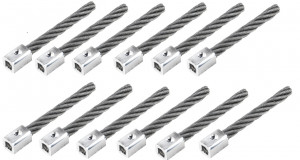 12 x Wildkrautbüschel Länge 260mm 4 Kant, passend zu Wildbrautbiene, Westermann