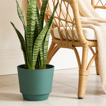 Blumentopf Ø: 30 x H: 27 cm Calais Juniper, Grün, für Innen & Aussen, 13,6 Liter