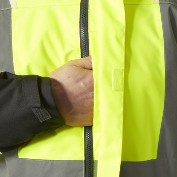 Helly Hansen UC-ME Hi Vis Winterjacke, neongelb, Größe: 3XL