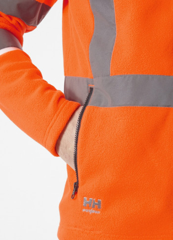Helly Hansen UC-ME Hi Vis Fleecejacke, orange, Größe: 3XL