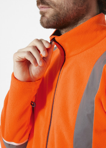 Helly Hansen UC-ME Hi Vis Fleecejacke, orange, Größe: 3XL