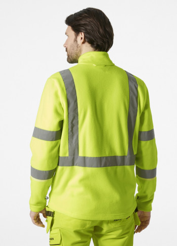 Helly Hansen UC-ME Hi Vis Fleecejacke, neongelb, Größe: S