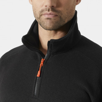 Helly Hansen Kensington Strick-Fleecejacke mit halbem Reißverschluss, Größe: 3XL