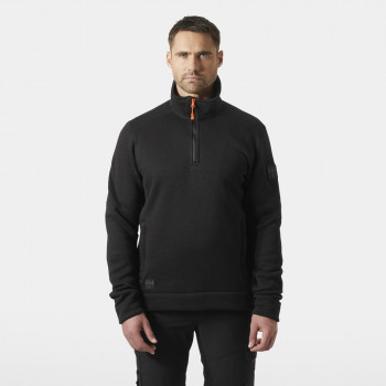Helly Hansen Kensington Strick-Fleecejacke mit halbem Reißverschluss, Größe: 3XL