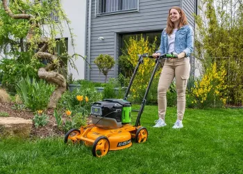 AS Motor, AS 420 E-ProClip, Akku Rasenmäher, Mulchmäher, Breite 42 cm