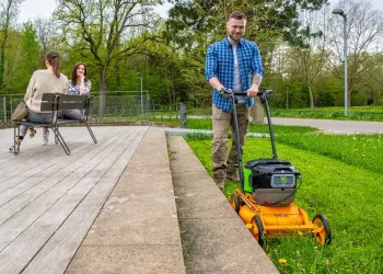 AS Motor, AS 420 E-ProClip, Akku Rasenmäher, Mulchmäher, Breite 42 cm