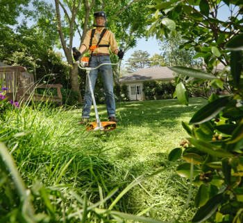 STIHL Akku-Motorsense FSA 80 - AK-System (ohne Akku & Ladegerät), Doppelschultergurt