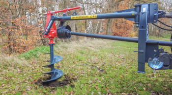 SAPHIR Anbau Erdbohrer Zapfwelle GREIF 301, Kat.I/II, Ø Bohrer 300 mm, L: 800 mm