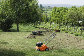 STIHL Benzin-Rasenlüfter RL 540, Vertikutierer, 38 cm Arbeitsbreite