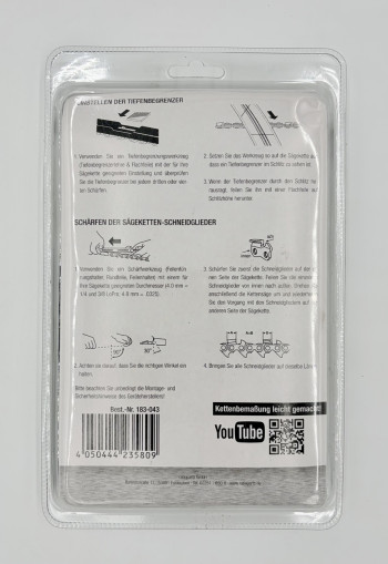 Ratioparts Sägeketten-Schärfsatz 5,5 mm (Art.-Nr. 183-043) – Das Profi-Set für messerscharfe Motorsägen