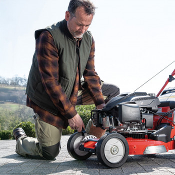 SABO Benzin Rasenmäher 47 PRO VARIO, 47cm Schnittbreite, Radantrieb