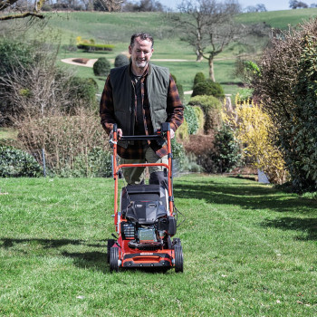 SABO Benzin Rasenmäher 47 PRO VARIO, 47cm Schnittbreite, Radantrieb