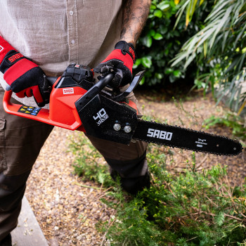SABO Akku Motorsäge CS-25, 250 mm & 350 mm Schwert