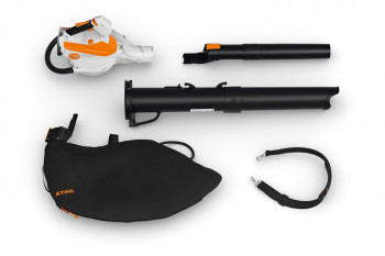 STIHL Akku SHA 56 Saughäcksler, Laubsauger Set inkl. Akku AK 20 & Ladegerät AL 101