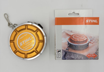 STIHL Forstmaßband mit Selbstaufrollung (Art.-Nr. 0000 881 0801) – 25 Meter Profi-Messwerkzeug