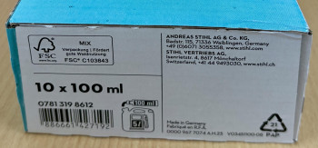 Stihl HP Ultra 2-Taktmotoröl 10 x 100ml, 1:50, 0781 319 8612