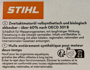 Stihl HP Ultra 2-Taktmotoröl 10 x 100ml, 1:50, 0781 319 8612