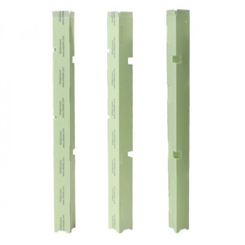 25 x Forst Baumschutzhülle, Ø 12 cm WitaEconom - 120cm, Verbiss- und Fegeschutz