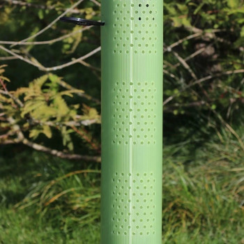 50 x Forst Baumschutzsäule, Ø 11 cm Vigilis Tree 120cm, Verbiss- und Fegeschutz