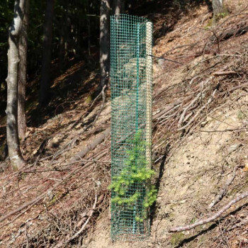 25 x Forst Baumschutzhülle, H: 120 cm, Ø 20 cm Stamm-, Fege-, & Verbissschutz