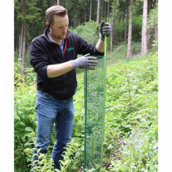 25 x Forst Baumschutzhülle, H: 120 cm, Ø 20 cm Stamm-, Fege-, & Verbissschutz