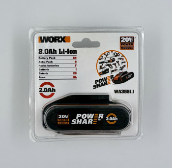 WORX WA3551.1 Akku 20V 2.0Ah Li-Ion
