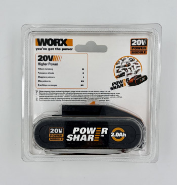 WORX WA3551.1 Akku 20V 2.0Ah Li-Ion