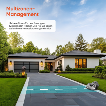 Sunseeker Mähroboter X7 AWD bis 3000m² RTK Kamera, ohne Begenzungskabel