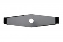 Freischneidermesser, 2 Zahn, 300 x 205,4 x 4,0mm, Motorsense, Messer