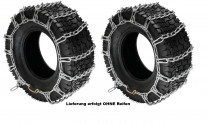 1 Satz Schneeketten für Rasentraktoren 16x6.50-8, Leiterkette aus Manganstahl 1 Satz Schneeketten für Rasentraktoren 16x6.50-8, Leiterkette aus Manganstahl