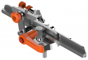 Schärfgerät Spannvorrichtung Heckenscherenblätter Tecomec für Jolly Oregon Güde