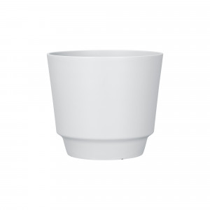 Blumentopf Ø: 30 x H: 27 cm Calais White, Weiß, für Innen & Aussen, 13,6 Liter