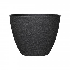 Blumentopf Ø: 37 x H: 29 cm Concrete Black, für Innen & Aussen, 21 Liter