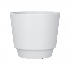 Blumentopf Ø: 40,5 x H: 35 cm Calais White, Weiß, für Innen & Aussen, 32 Liter