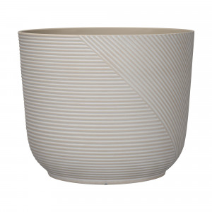 Blumentopf Ø: 40 x H: 33 cm Prado Camel, Beige, für Innen & Aussen, 32,8 Liter