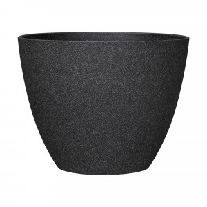 Blumentopf Ø: 44 x H: 37 cm Concrete Black, für Innen & Aussen, 38 Liter
