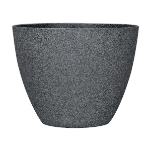 Blumentopf Ø: 44 x H: 37 cm Concrete Dark Grey, für Innen & Aussen, 38 Liter
