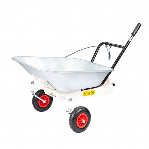 Eurosystems Anbau Schubkarre, 85 Liter, verzinkt, für M 210 & P55EVO, M 220