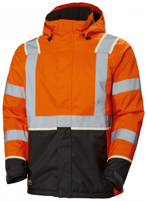 Helly Hansen UC-ME Hi Vis Winterjacke, orange, Größe: L