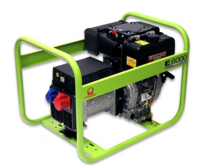 Pramac Diesel Stromerzeuger, E 6000 230V / 400V, Notstromaggregat