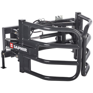 SAPHIR Folienballenzange FBZ, Rundballengreifer 900 - 1600 mm, max. 1 To. Hof- und Radlader bis 2,5 t