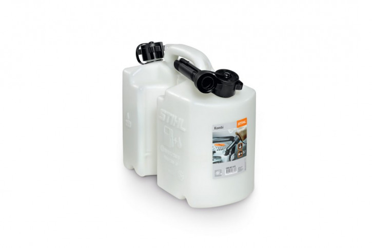 STIHL Standard Kombi Kanister transparent, 5 Liter / 3 Liter z.B. für Motorsägen