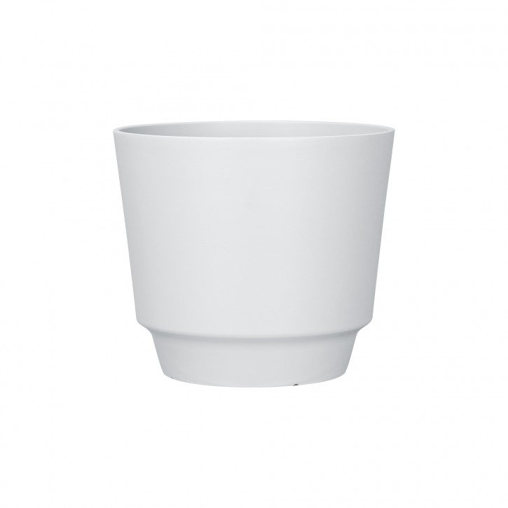 Blumentopf Ø: 30 x H: 27 cm Calais White, Weiß, für Innen & Aussen, 13,6 Liter