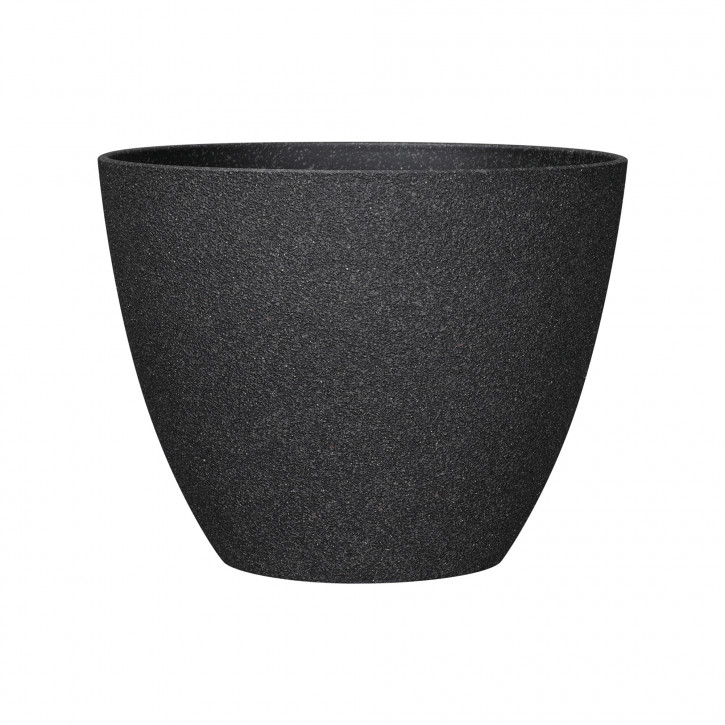 Blumentopf Ø: 37 x H: 29 cm Concrete Black, für Innen & Aussen, 21 Liter