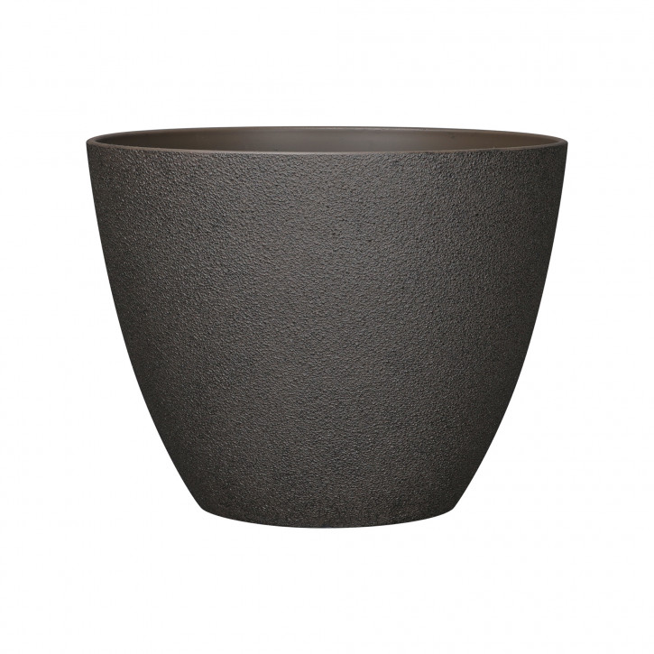 Blumentopf Ø: 37 x H: 29 cm Concrete Chocolate, für Innen & Aussen, 21 Liter