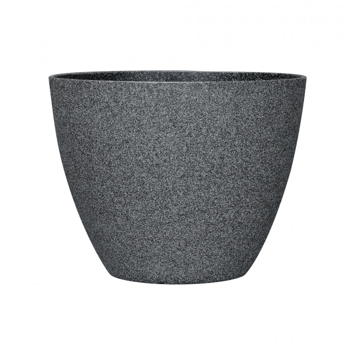 Blumentopf Ø: 37 x H: 29 cm Concrete Dark Grey, für Innen & Aussen, 21 Liter