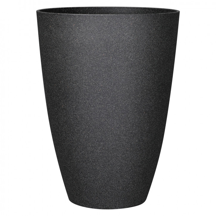Blumentopf Ø: 41 x H: 55,7 cm Faux Black, für Innen & Aussen, 49 Liter