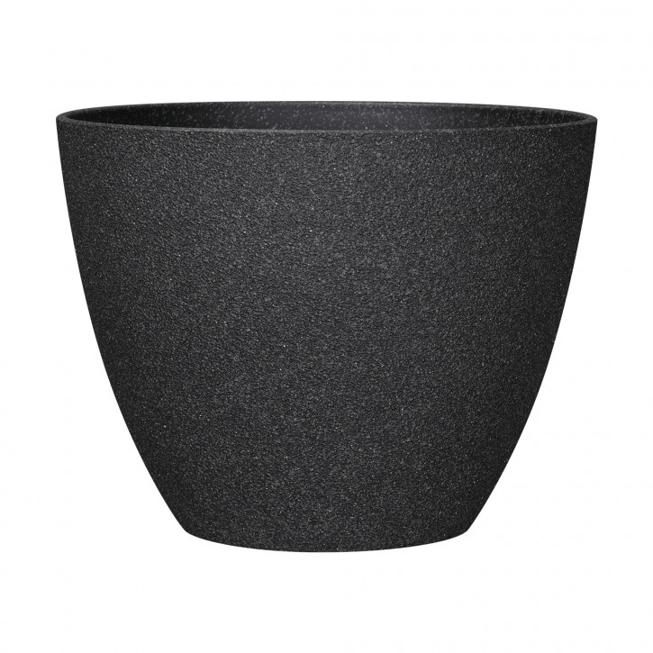 Blumentopf Ø: 44 x H: 37 cm Concrete Black, für Innen & Aussen, 38 Liter