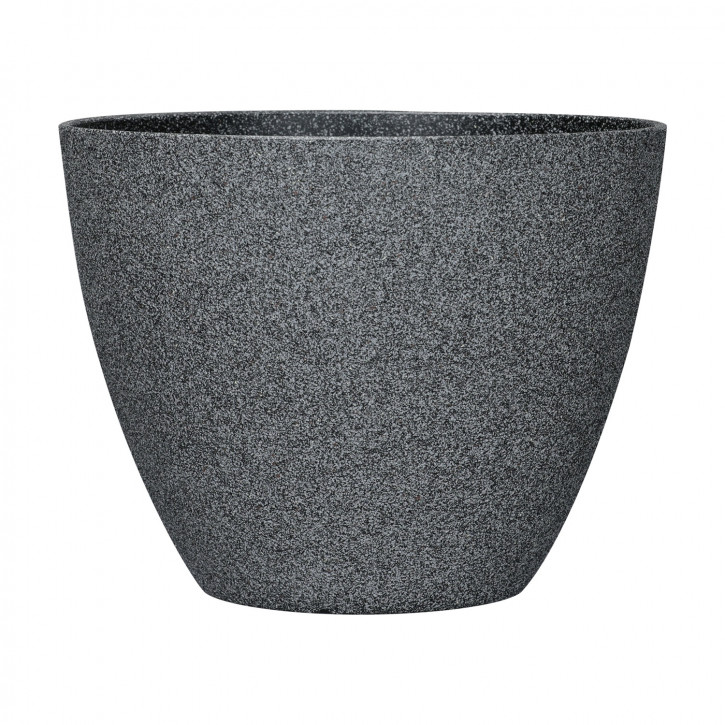 Blumentopf Ø: 44 x H: 37 cm Concrete Dark Grey, für Innen & Aussen, 38 Liter