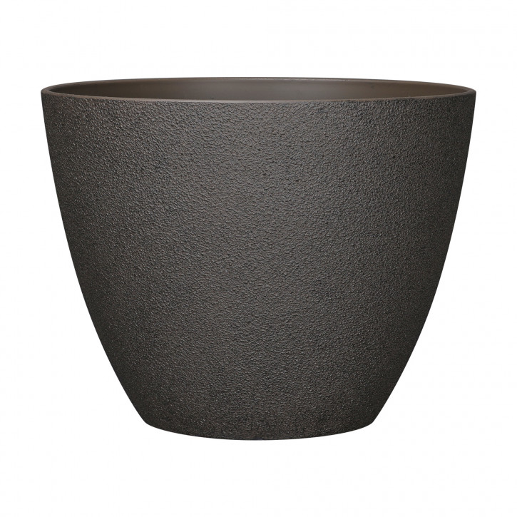Blumentopf Ø: 44 x H: 37 cm Concrete Chocolate, für Innen & Aussen, 38 Liter